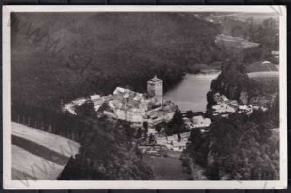  - hrad Kost (Jičín), řeka, pohled z výšky