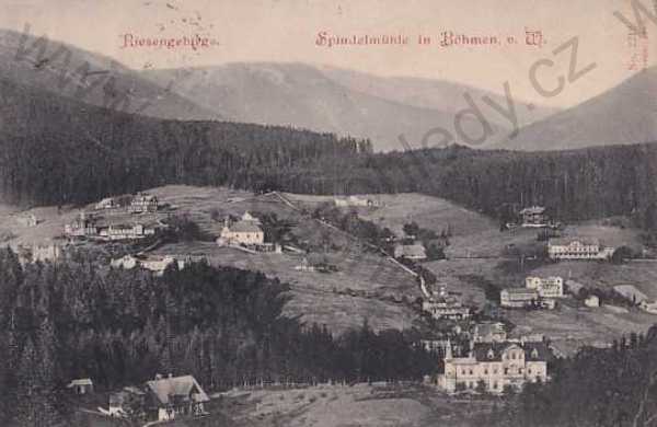  - Špindlerův Mlýn, Spindelmühle, Trutnov, celkový pohled