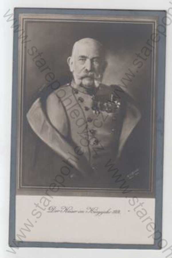  - Osobnosti, František Josef I., portért, uniforma