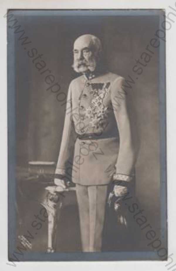  - František Josef I., portrét, uniforma