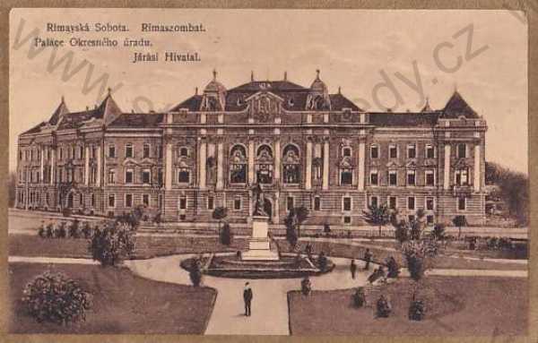  - Rimavská Sobota, Slovensko, palác okresního úřadu
