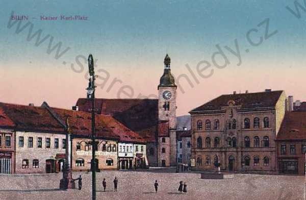  - Bílina - Bilin (Teplice - Teplitz-Schönau) náměstí, barevná