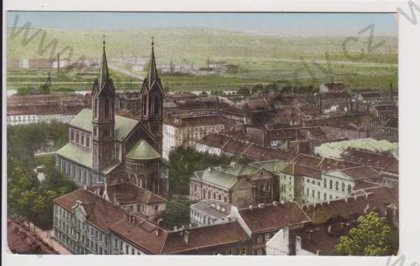  - Praha - Karlín - celkový pohled, kolorovaná