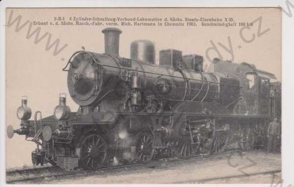  - Vlak - lokomotiva 194, Chemnitz