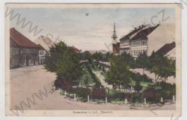  - Lomnice nad Lužnicí (Jindřichův Hradec), náměstí, kolorovaná