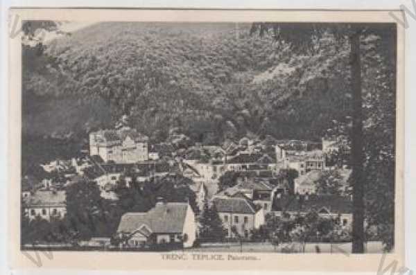  - Slovensko, Trenčianské Teplice (Trenčín), panorama