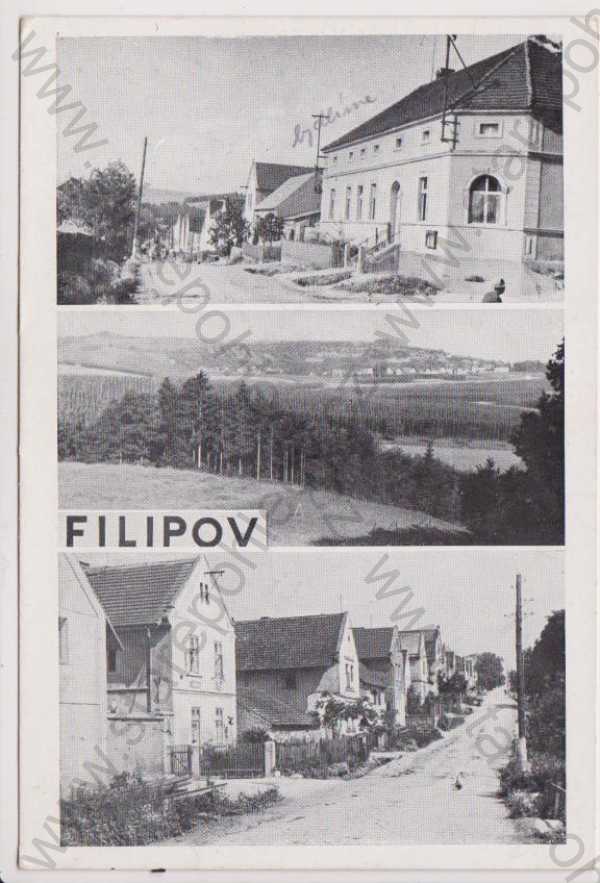  - Filipov - celkový pohled, ulice