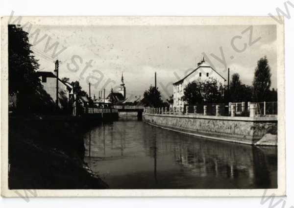  - Hulín, Kroměříž, částečný záběr města, Grafo Čuda Holice