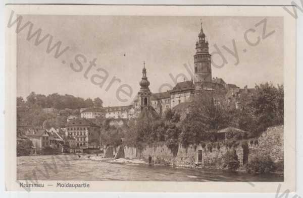  - Český Krumlov (Krummau), zámek, řeka, Vltava, foto J.Seidel