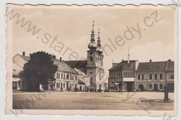  - Kojetín (Přerov), kostel, náměstí, Grafo Čuda Holice