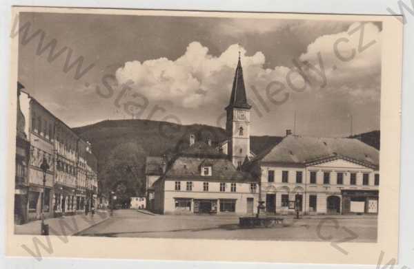  - Jeseník (Frývaldov), náměstí, Fototypia-Vyškov