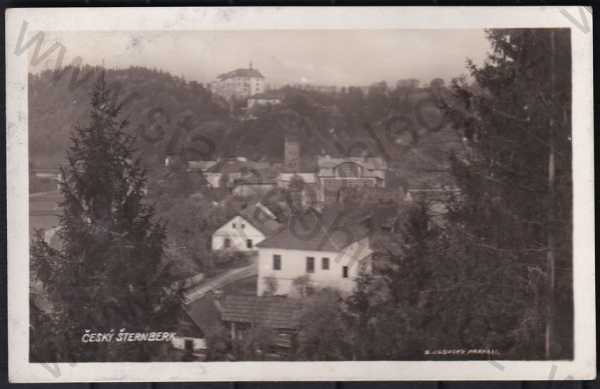  - Český Štemberk (Benešov), celkový pohled, hrad