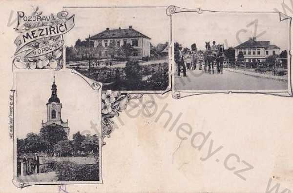  - Meziříčí u Opočna (Rychnov nad Kněžnou), kostel, budovy