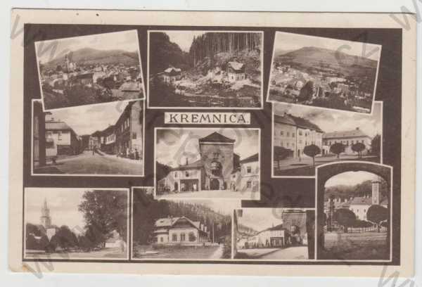  - Slovensko, Kremnica (Žiar nad Hronom), fotokoláž