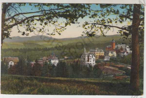  - Liberec (Reichenberg), částečný záběr města, kolorovaná