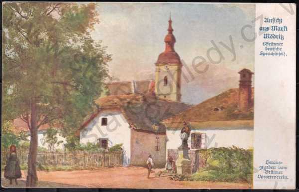  - Modřice (Brno-venkov), barevná, kostel