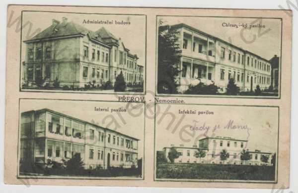  - Přerov, více záběrů, nemocnice