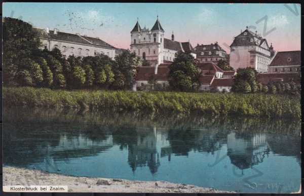  - Loucký klášter, Klosterbruck  (Znojmo), barevná, celkový pohled