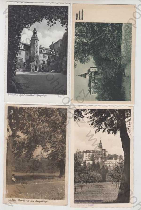  - 4x Frýdlant (Friedlant) - Liberec, zámek