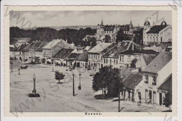  - Bzenec - (Hodonín), synagoga, náměstí
