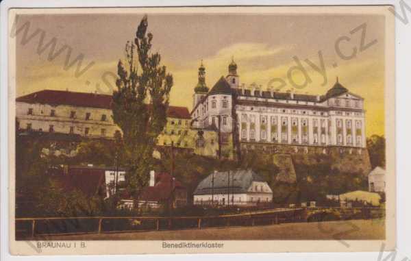  - Broumov (Náchod) - klášter, kolorovaná
