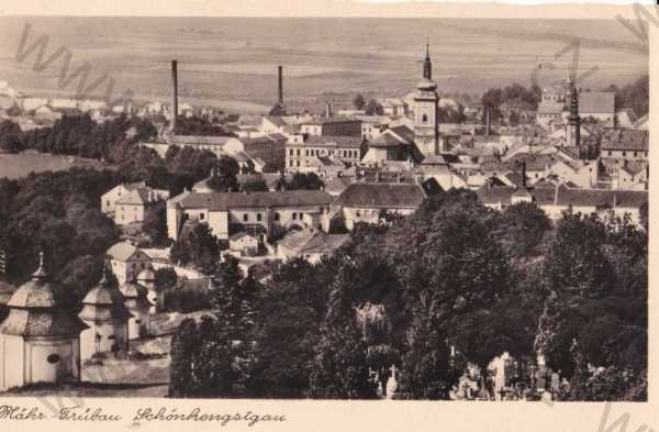  - Moravská Třebová, M. Trübau, Svitavy, celkový pohled, kostel