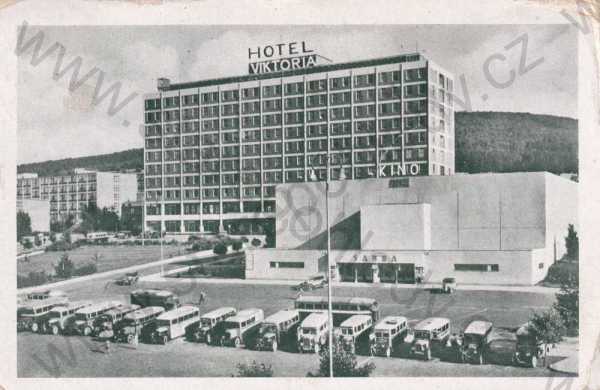  - Zlín, hotel Viktoria, automobil, kino