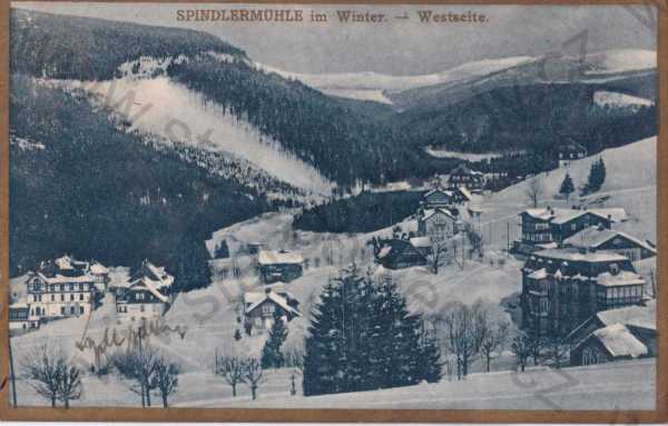  - Špindlerův Mlýn, Spindlermühle, Krkonoše, Trutnov, celkový pohled