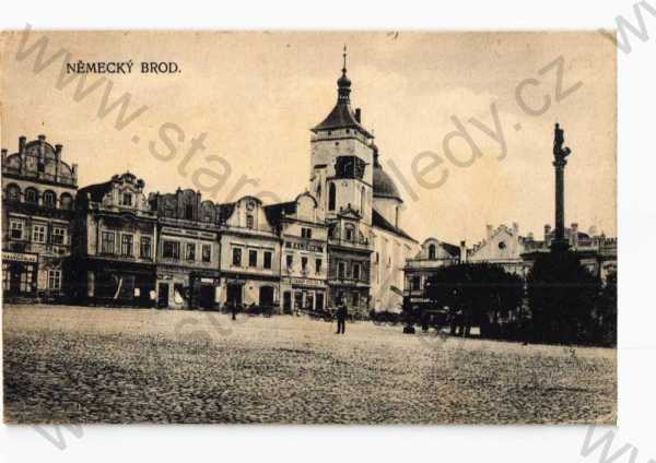  - Havlíčkův Brod, náměstí, obchody