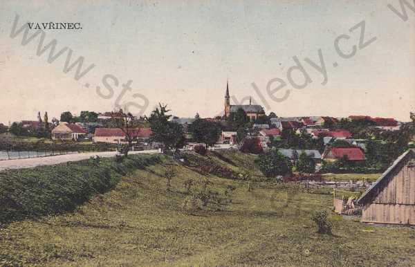  - Vavřinec (Kutná Hora) kostel, částečný záběr města, barevná