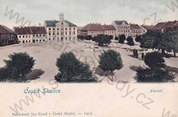  - Česká Skalice (Náchod), náměstí, barevná