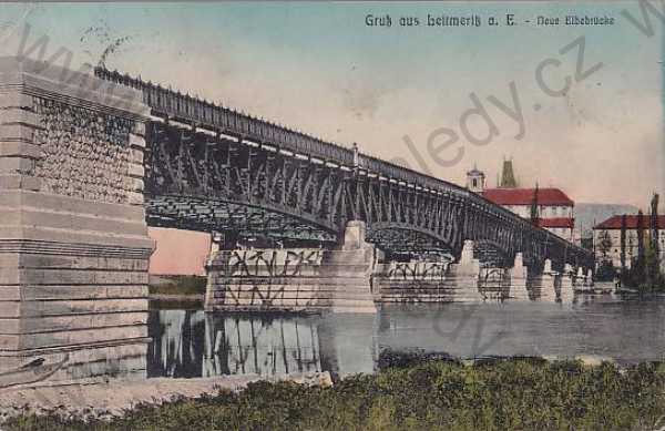  - Litoměřice Leitmeritz řeka most barevná