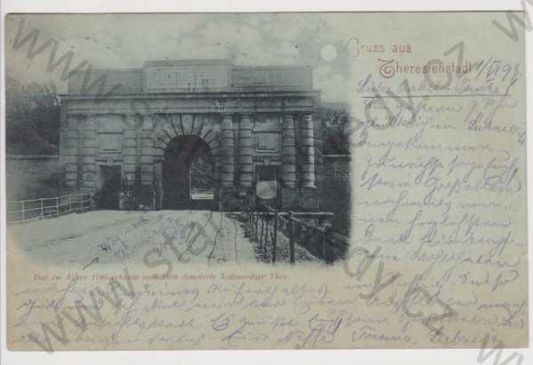  - Terezín - Litoměřická brána, Mondschein, DA