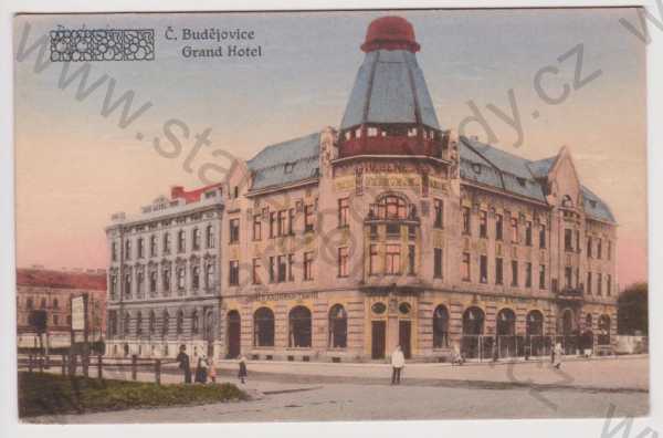  - České Budějovice - Grand Hotel, kolorovaná