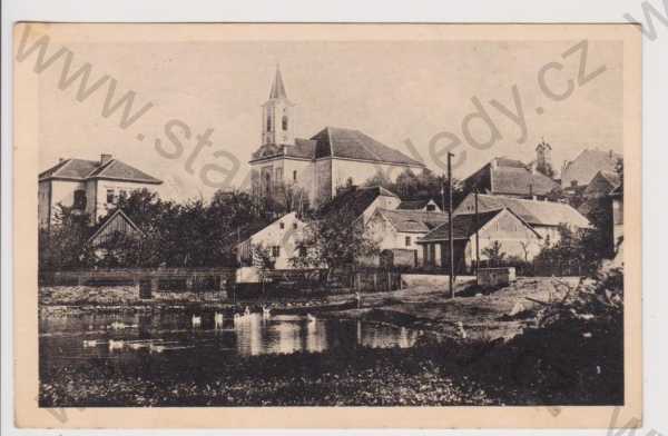  - Krásná Hora nad Vltavou - střed obce, kostel