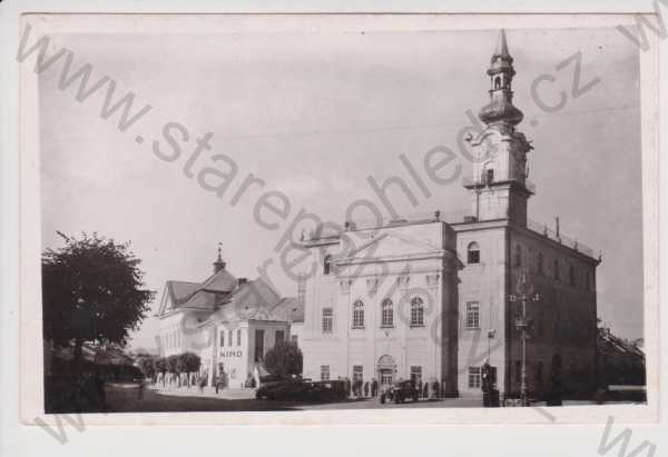  - Slovensko - Kežmarok - radnice, kino, AUTO