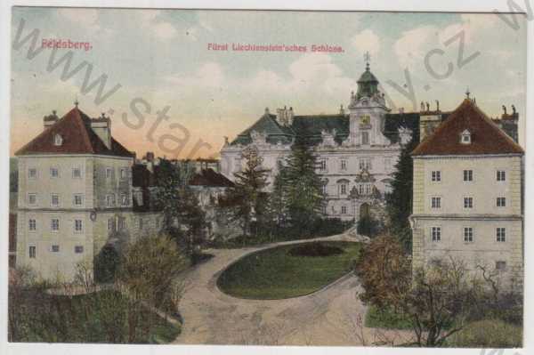  - Valtice (Feldsberg) - Břeclav, zámek, kolorovaná