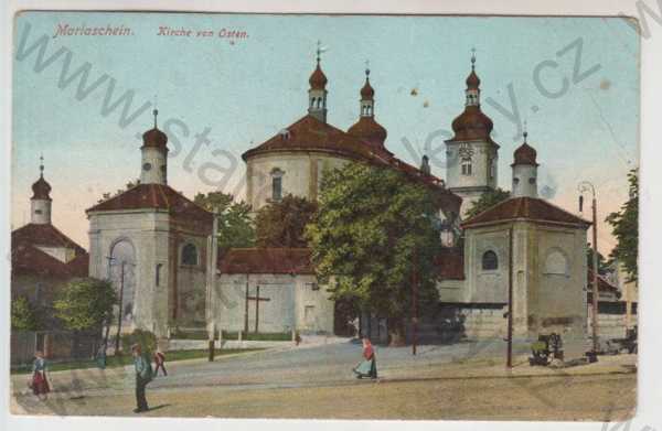  - Bohosudov (Mariaschein) - Teplice, kostel, kolorovaná