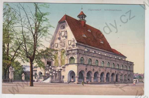  - Krnov (Jägerndorf) - Bruntál, schützenhaus, kolorovaná