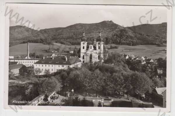  - Hejnice (Haindorf) - Liberec, kostel, klášter, částečný záběr města