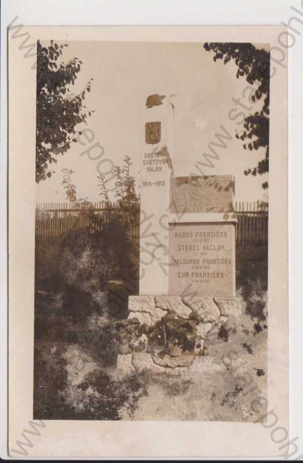  - Pavlov - pomník obětem světové války 1914-1918