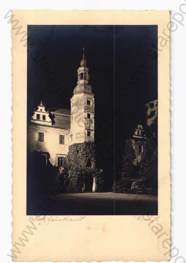  - Frýdlant, Liberec, částečný záběr zámku
