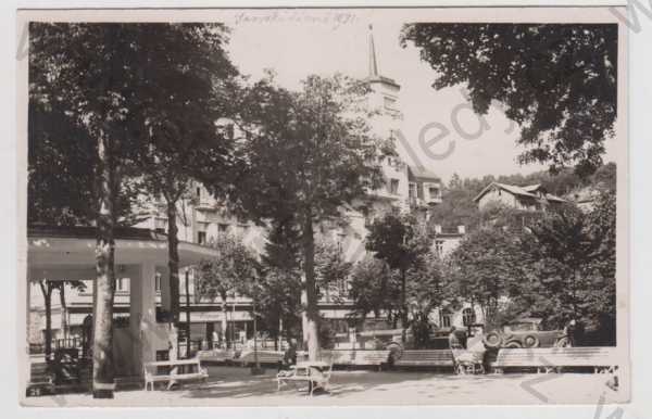  - Jánské lázně (Johannisbad) - Trutnov, park, lázně, kočárek
