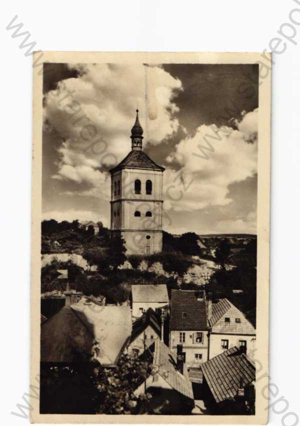  - Roudnice nad Labem, Litoměřice, částečný záběr města, ORBIS