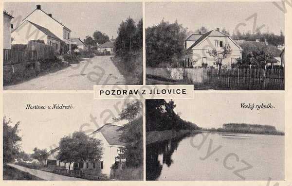  - Jílovice České Budějovice hostinec rybník domy