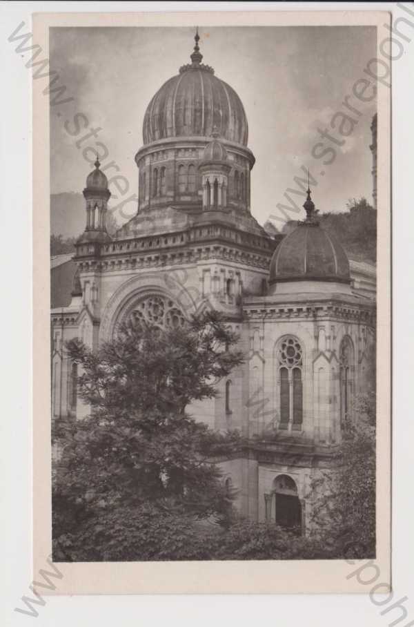  - Karlovy Vary - synagoga zničená Němci r. 1939