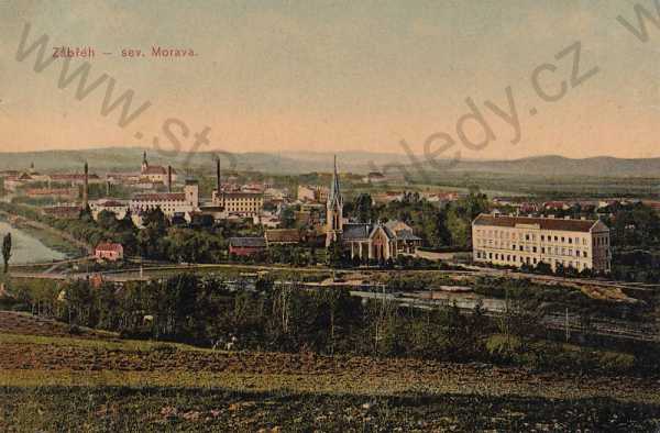  - Zábřeh na Moravě (Šumperk) , celkový pohled, barevná