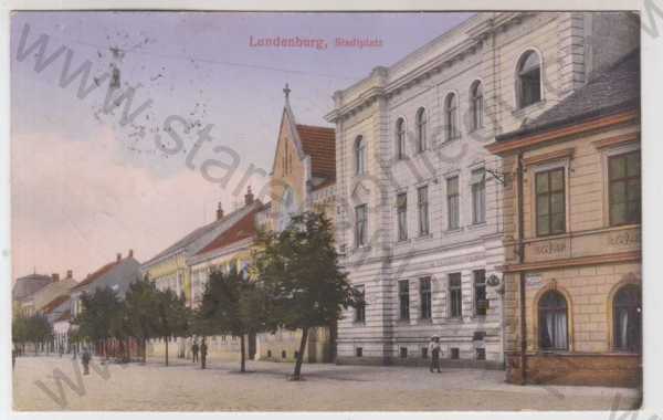  - Břeclav (Lundenburg), náměstí, kolorovaná