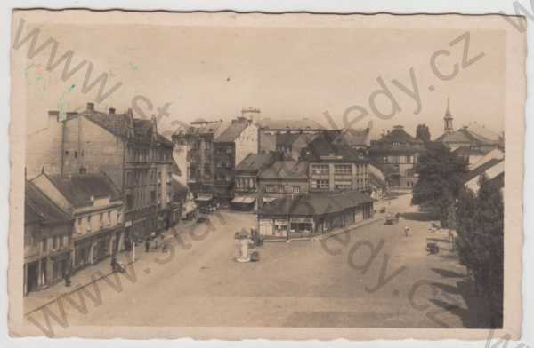  - Přerov (Prerau), náměstí, částečný záběr města