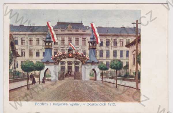  - Boskovice - krajinská výstava 1912, kolorovaná
